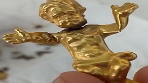  Jandarma ekipleri operasyonla paha biçilemeyen saf altın Hz. İsa heykeli ele geçirdi