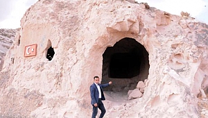 Kayadan oyma cami, kaderine terk edildi