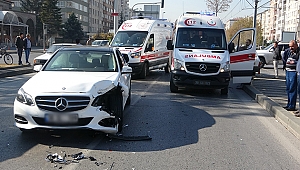 Kayseri'de trafik kazası: 2 yaralı