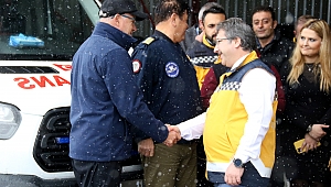 Ali Ramazan Benli, 112 personelinin ' ‘Acil Sağlık Hizmetleri Haftası'nı telsiz anonsu ile kutladı