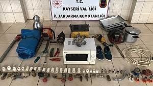Kayseri'de hırsızlığa 2 gözaltı