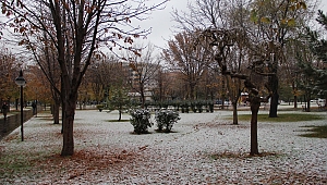 Kayseri'ye kar yağdı