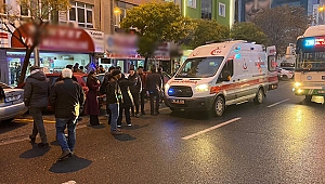 Otomobilin çarptığı bisikletli yaralandı