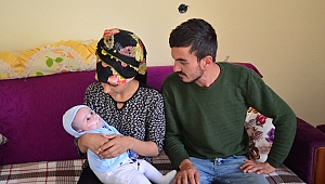 Şizensefali hastası bebeğin ailesi yardım bekliyor