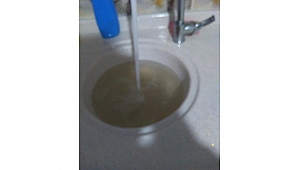 Balcıçakır'da çeşmelerden çamur akıyor iddiası