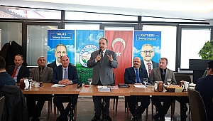 Başkan Yalçın, Talas’taki okul müdürleriyle bir araya geldi