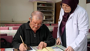 Emekli torna ustası, 5 yılda 21 kurstan sertifika aldı