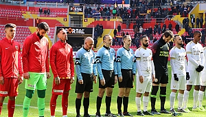  Kayserispor - MKE Ankaragücü maçı öncesi saygı duruşu