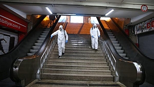 Kayseri'de virüs temizliği sürüyor