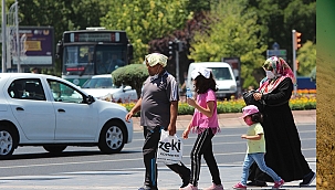 Kayseri’de termometreler 39 dereceyi gösterdi