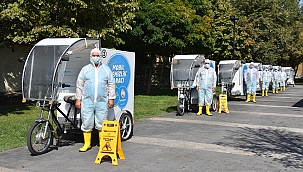 Doğayla dost çevreci araç ile kesintisiz temizlik