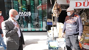 Çolakbayrakdar'dan maske, mesafe ve hijyen denetimi