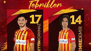 Emre Demir ve Nurettin Korkmaz'a milli davet