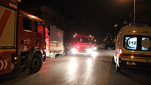 Kayseri'de 8 kişinin yaşadığı evde yangın