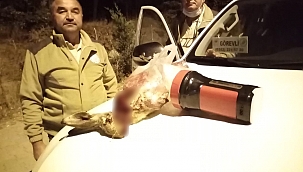 Kayseri’de kaçak avlanan 3 kişi yakalandı