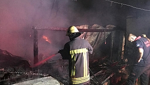 Kayseri'de yangında müstakil ev kül oldu