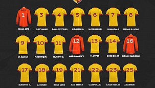 Kayserispor'da forma numaraları belli oldu