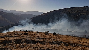 Sarız'da ormanlık alanda yangın çıktı