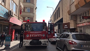 Kafenin mutfağında çıkan yangın itfaiyeyi harekete geçirdi