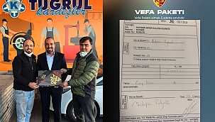 Kayserispor'dan Vefa Paketi