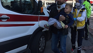 Kazada şoka girdi uzun süre ağladı