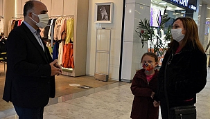 Vali Günaydın'dan sivil araçla geldiği AVM'de denetim