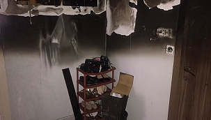 Yangında evi kül olan adam yetkililerden yardım istedi