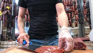 2020 yılında 450 ton pastırma ve 3 bin 500 ton sucuk işlem gördü