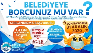 Büyükşehir'den 'Borç Yapılandırma' Fırsatı