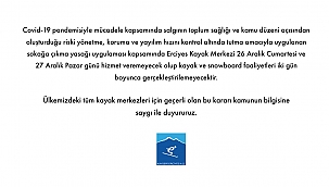 Erciyes'te pistler boş kaldı