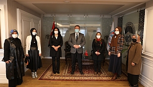 Kadın kollarından Başkan Palancıoğlu'na ziyaret