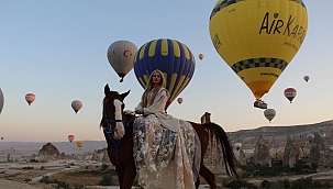 Kapadokya’da balon turları iptal edildi