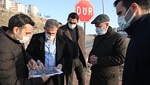 Başkan Çolakbayrakdar proje alanlarında inceleme yaptı