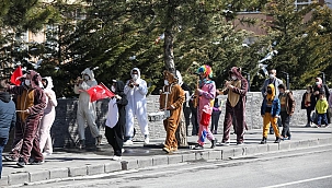 Talas’ta maskotlu bando takımı hafta sonuna damga vurdu