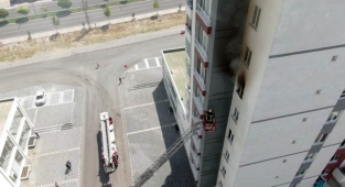 Evini yakan gencin rahatlığı pes dedirtti