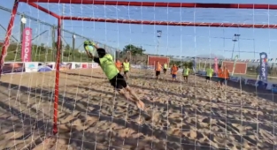 Kayseri'de plaj futbolu !