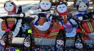 Yeşilhisar’ın Soğanlı bez bebekleri tanıtıldı