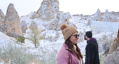 Kapadokya’da Kar Manzarası!