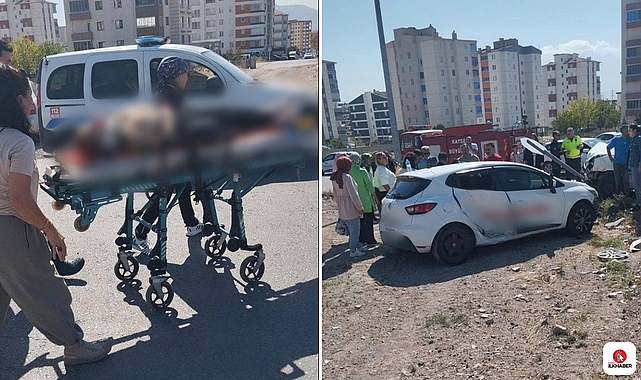 2 Otomobil Çarpıştı: 1 Yaralı