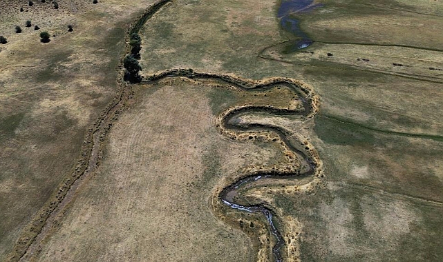 Doğa harikası Güzeldere kuraklığın pençesinde