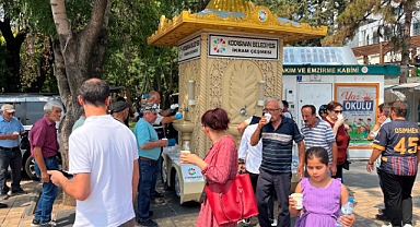 İkram Çeşmesi'den buz gibi limonata ikramı!