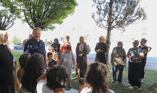 Melikgazi'nin parkları yenileniyor