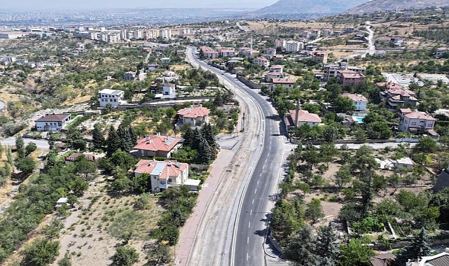 Hacılar Kayseri Caddesi'nde ilk etap trafiğe açıldı