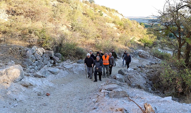 Zincidere Göleti üstü yürüyüş parkurunda ilk adımlar atıldı