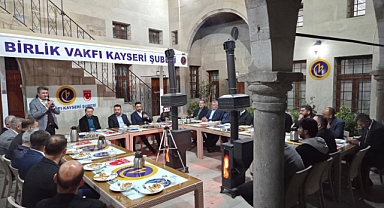 Birlik Vakfı Kayseri Şubesi’nden “BİRLİK Söyleşileri” 