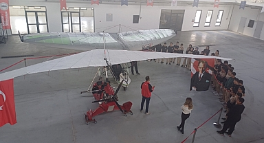 Havacılık ve Uzay Lisesi öğrencilerine hava aracı ile eğitim