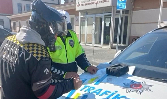 Kayseri'de 356 motosiklet sorgulandı