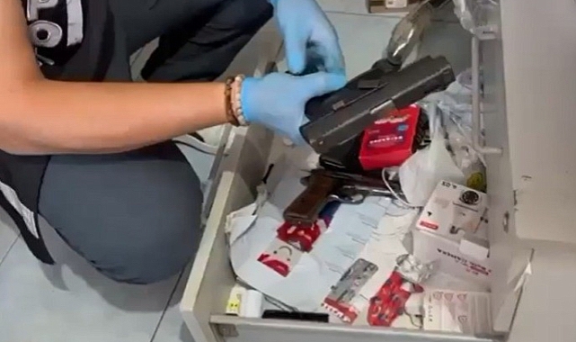 Kayseri'de ruhsatsız silah operasyonu