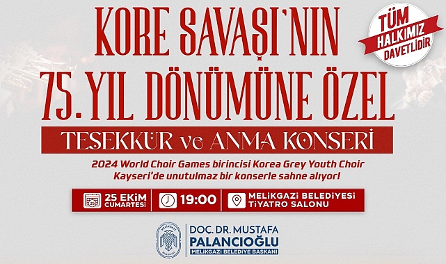 Melikgazi'de özel konser!