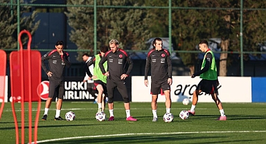 A Milli Futbol Takımı, İspanya maçı hazırlıklarına başladı